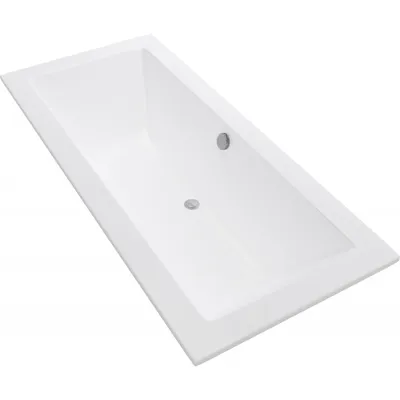 Produktbild von Mexen Cube Rechteckbadewanne 180 x 80 cm, Weiß - 55051808000