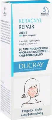 Produktbild von DUCRAY KERACNYL REPAIR Creme 48h Feuchtigkeit, 50 ml Creme