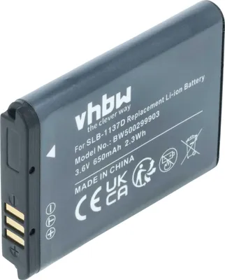 Produktbild von vhbw Akku kompatibel mit Samsung Digimax TL34HD Kamera (750 mAh, 3,6 V, Li-Ion)