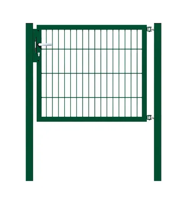 Immagine prodotto di Alberts 646783 Cancello singolo Flexo con accessori, verde, larghezza 100 cm, altezza 80 cm