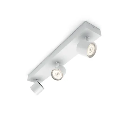 Produktbild von Philips WarmGlow LED Star Decken-/Wandspot, 3x, Strahler Oberflächenbeleuchtung, Nicht austauschbare(s) Leuchtmittel, 3 Glühbirne(n), LED, 13,5 W, 2700 K