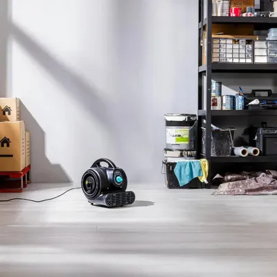 Immagine prodotto di Ventilatore da 200 W con 1400 giri/min, 3 velocità, 1150 m³/h, facile da usare e posizionabile in più posizioni