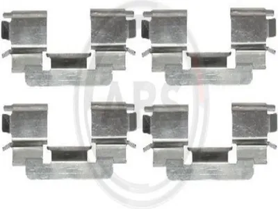 Produktbild von A.B.S. 1216Q Zubehörsatz Scheibenbremsbelag Vorne passend für MERCEDES-BENZ A-Klasse (W168)
