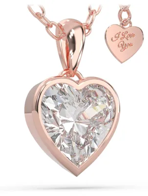 Immagine prodotto di SERASAR | Collana in argento [Love] con oro rosa Oro bianco | Colore: oro rosa | Lunghezza: 28 cm