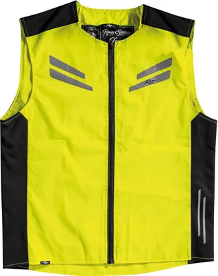 Productafbeelding van Rusty Stitches reflecterende vest voor motorfietsen, geel/zwart, maat M