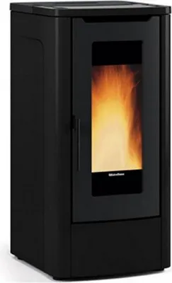 Immagine prodotto di Stufa a pellet 10kw nera Nordica extraflame TEOREMANOIR
