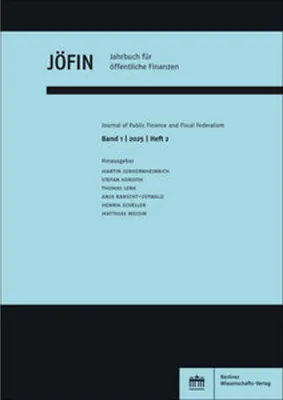 Obrázok produktu pre Jahrbuch für öffentliche Finanzen 1 (2025) 2