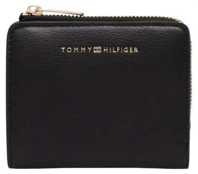 Produktbild von Tommy Hilfiger TH FLAG COMPACT ZA Damen Portemonnaie Schwarz : Größe - UNICA Größe: UNICA