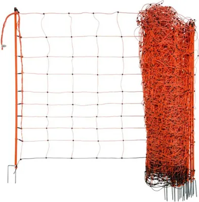 Produktbild von Kerbl OviNet Schafnetz orange Höhe: 108 cm - Doppelspitze