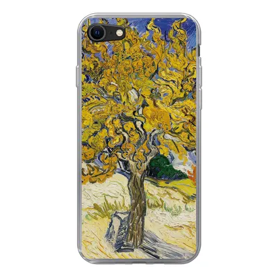 Produktbild von MuchoWow® Handyhülle Schutzhülle Hülle für iPhone SE 2022 Maulbeerbaum - Vincent van Gogh Silikon Softcase Handy Hülle - Schutzhülle