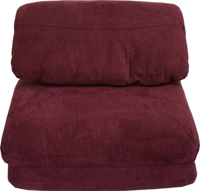 Immagine prodotto di Poltrona letto HWC-E68, divano letto funzionale poltrona pieghevole poltrona reclinabile, tessuto/tessuto ~ bordeaux