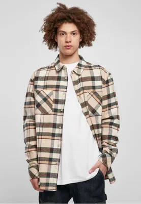 Obrázok produktu pre Urban Classics - MOUNTAIN Flanel Hemd softseagrass - 5XL