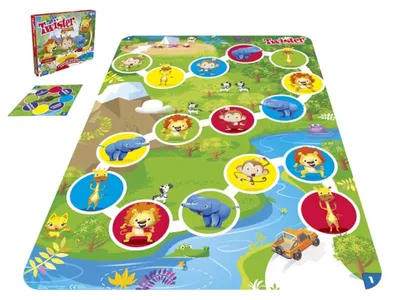 Produktbild von Hasbro Gaming Twister Junior, Twister-Spiel, 3 Jahr(e), 15 min