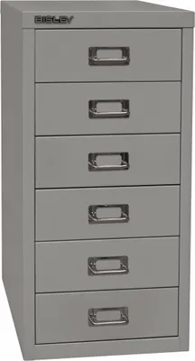 Produktbild von Bisley MultiDrawer Schubladenschrank - Farbe: Silber