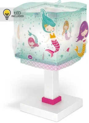 Productafbeelding van Tafellampje Mermaids turquoise