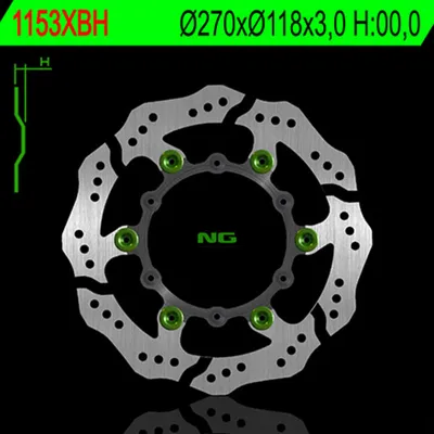 Zdjęcie produktu dla NG BRAKES Bremsscheibe Wave schwimmend