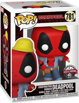 Produktbild von Marvel Deadpool - Deadpool Construction Worker 781 Special Edition - Funko Pop! - Vinyl Figur