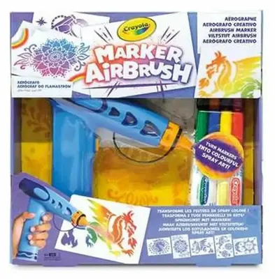 Imagen del producto de Crayola 747669, Set de pinceles para pintar, ideal para niños, a partir de 6 años. No requiere baterías. Materiales: papel, plástico. Multicolores