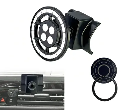 Zdjęcie produktu dla Magnetyczny uchwyt do telefonu samochodowego do VW Golf 8 (2021), montowany w otworze wentylacyjnym, obrotowy o 360°