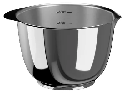 Produktbild von Margrethe Rührschüssel, Teigschüssel, Metallschüssel, Salatschüssel 2 Liter aus Edelstahl