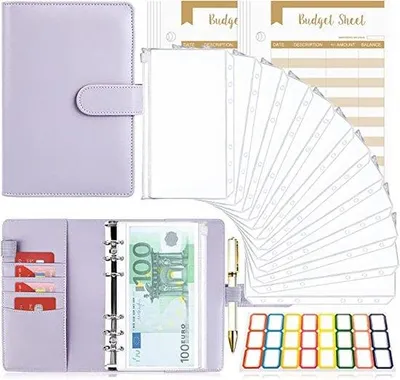 Produktbild von Finanzplaner mit Geldhülsen und Ringordner