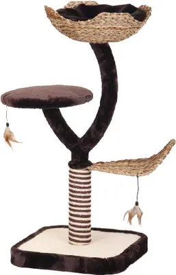 Produktbild von Famanu Kratzbaum Natural Magnolia - Für Katzen - 99 cm - Holz