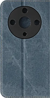 Produktbild von Avizar, Honor Magic 6 Lite 5G Denim Kunstlederhülle mit Standfunktion, Blau