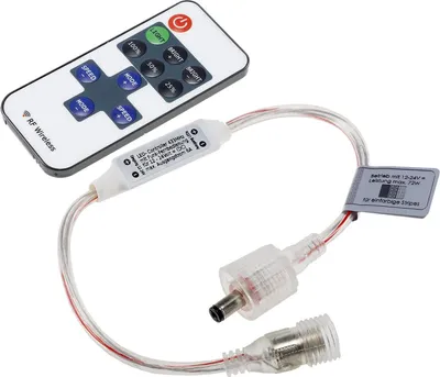 Produktbild von Funk-Controller für LED-Stripes mit Fernbedienung 12-24V 72Watt
