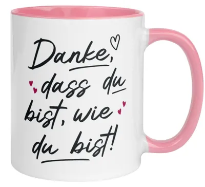Produktbild von Tasse Kollegin – „Danke dass du bist wie du bist“ – Geschenk Beste Arbeitskollegin