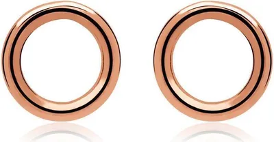 Produktbild von lanii Ohrstecker Kreis Sterlingsilber (Rosé)
