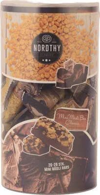 Produktbild von Nordthy Mini Müsli Bar classic mit Vollkornflocken und Puffreis 350g