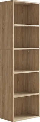 Produktbild von Bücherregal Vicco Bob Sonoma 40 x 132 cm mit 5 Fächern, Model 49327
