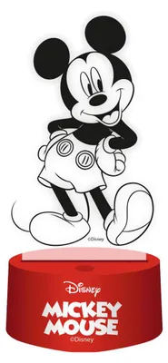 Image de Lampe 3D Arditex Mickey Rouge Enfants Rouge Taille unique