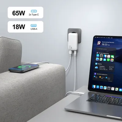 Produktbild von felixx 65W GaN PD Reiselader, USB-C