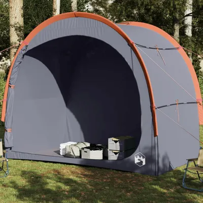 Produktbild von "2026 Aktion"Beistellzelt - Outdoor Wetterfest Terrasse - Grau und Orange Wasserdicht GermanyMöbel 79815 - Campingzelte