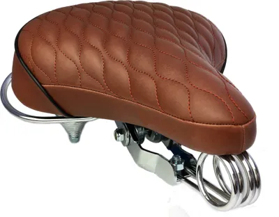 Produktbild von Cruisersattel gesteppt braun