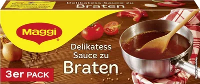 Produktbild von Maggi delikatesná omáčka na pečené mäso ideálna k mäsu 3er na 3x 250ml