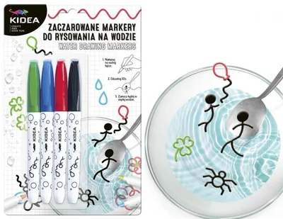 Obrázek produktu pro Markery Kidea Zaczarowane Wodne 4 kolory