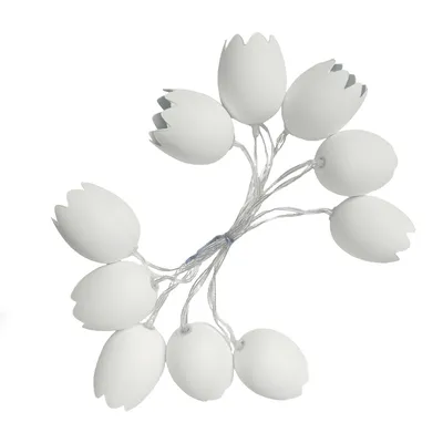 Produktbild von Ostereier，Osterdeko LED Lichterkette mit  Eiern,3m, 20 LEDs, warmweiß, USB-Betrieb für Halloween Ostern Weihnachten Garten Party Dekoration