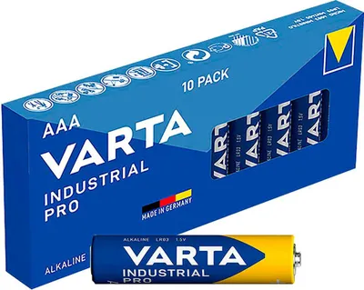 Produktbild von Varta 4003211111, AAA, Alkali, 1,5 V, 10 Stück(e), 1250 mAh, 44,5 mm