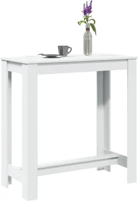 Produktbild von "im Angebot" Bartisch Weiß 102x50x103,5 cm Holzwerkstoff - Esstische CC24027