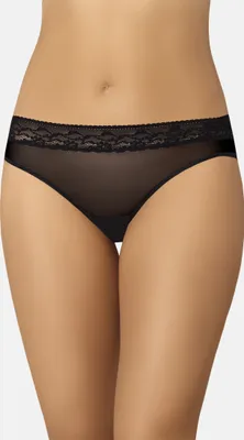 Produktbild von Teyli Mesh Slip mit floraler Spitze Rigi Female 304 schwarz XL