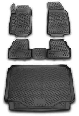 Produktbild von Gummi Kofferraumwanne + Fußmatten Set für Opel Mokka, Bj. 2012-