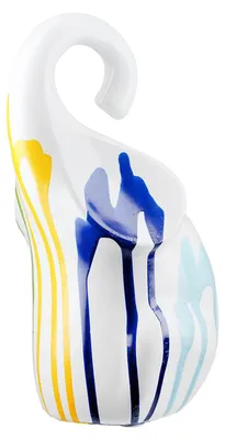 Produktbild von Gilde Figur, Elefant, "Colori", Keramik, weiß, VE 1, L. 12.5 cm, B. 14 cm, H. 26 cm 33207 4063387332078