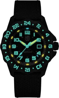 Produktbild von Luminox XA.6441 F-117 Nighthawk GMT schwarz Carbonox Polyamid Herren Uhr NEU