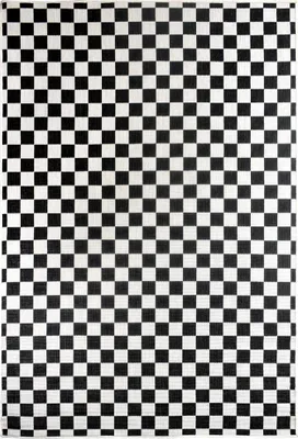 Image de Tapis d'extérieur, kilim réversible à motif damier EX1 DALMA