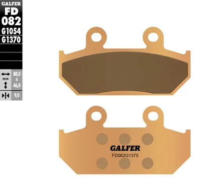 Zdjęcie produktu dla Galfer Bremsbelag Sinter Fd082 G1370