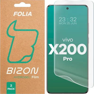 Produktbild von Bizon Glass Hydrogel Front Vivo X200 Pro [2 PACK]