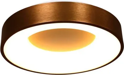 Produktbild von LED Deckenleuchte, dimmbar, bronze, weiß, H 9 cm