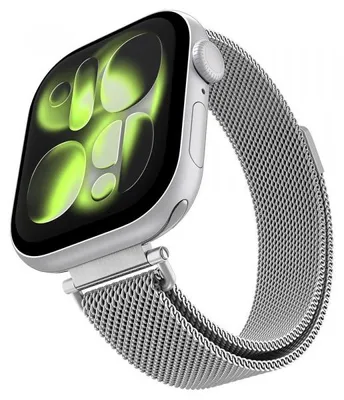 Produktbild von Spigen WBM4, Uhrenarmband, Apple, Watch 8 40mm, Watch 8 41mm, Watch 8 42mm, Watch 9 40mm, Watch 9 41mm, Watch 9 42mm, Watch 10 40mm,..., Edelstahl, Silber, 140 - 205 mm